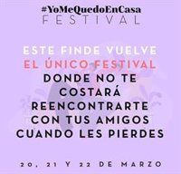 El segundo festival #YoMeQuedoEnCasa suma a Amaral, Alex Ubago, DJ Nano, La Pegatina, Los Secretos, Rulo o Sidecars