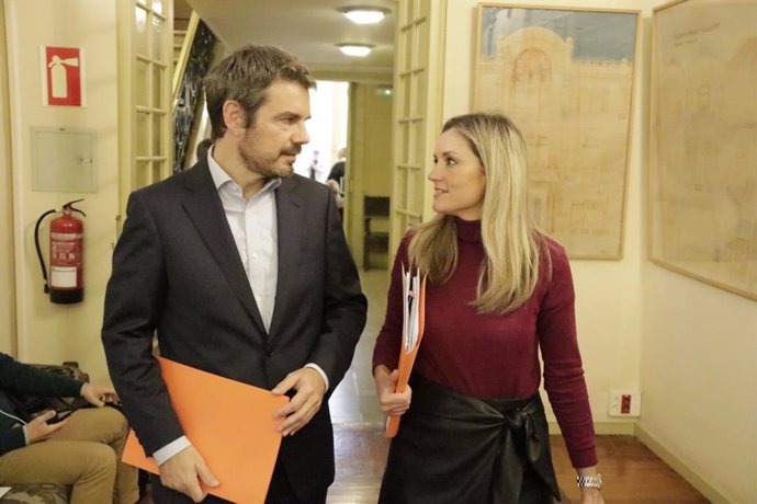 Los portavoces parlamentarios de Ciudadanos Baleares