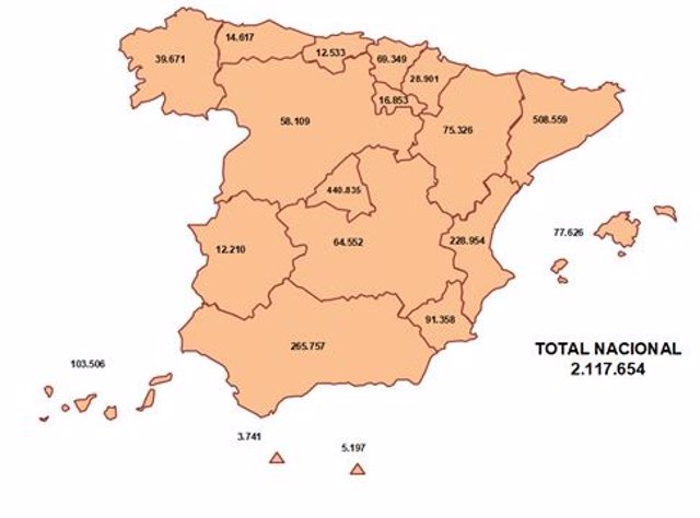 Cantabria gana 198 afiliados extranjeros a la Seguridad Social en febrero