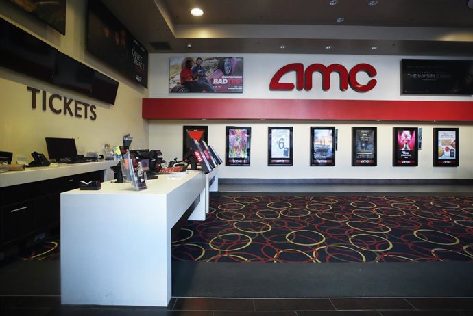 Taquillas de cines vacías en Estados Unidos por la pandemia de coronavirus