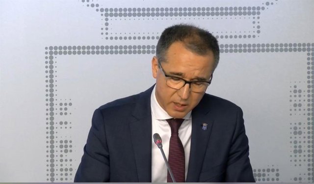 Rueda de prensa del consejero de Salud, Pablo Fernández Muñiz.