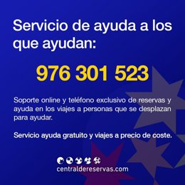 COMUNICADO: Servicio de ayuda a los que ayudan de Centraldereservas.com