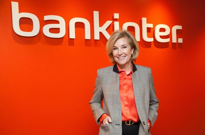 La consejera delegada de Bankinter, María Dolores Dancausa, en la presentación de resultados de 2019 en la sede del banco en Madrid.
