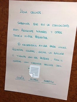 Comunidades de propietarios apoyan a sus mayores al ofrecerse a hacer la compra con la campaña #ellosprimero