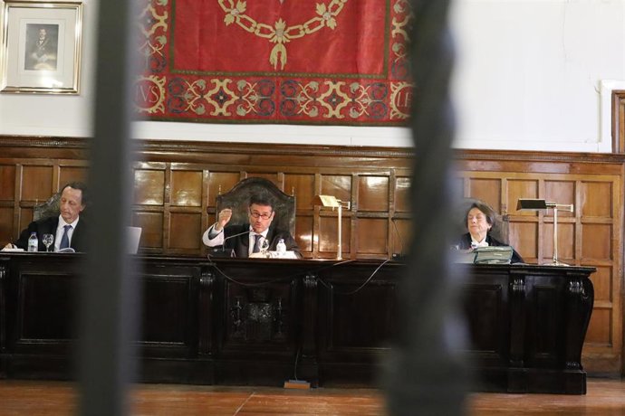 La vista oral por los recursos interpuestos  para decidir si se repite o no el juicio del crimen de los tirantes por el que se condenó a Rodrigo Lanza se ha seguido con las precauciones debidas