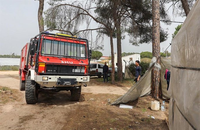 La UME en un asentamiento de inmigrantes de la provincia