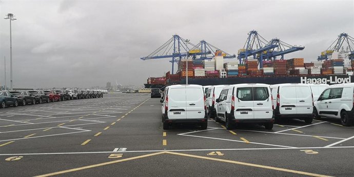 Fotografía del Puerto de Valncia del lunes 16 de marzo