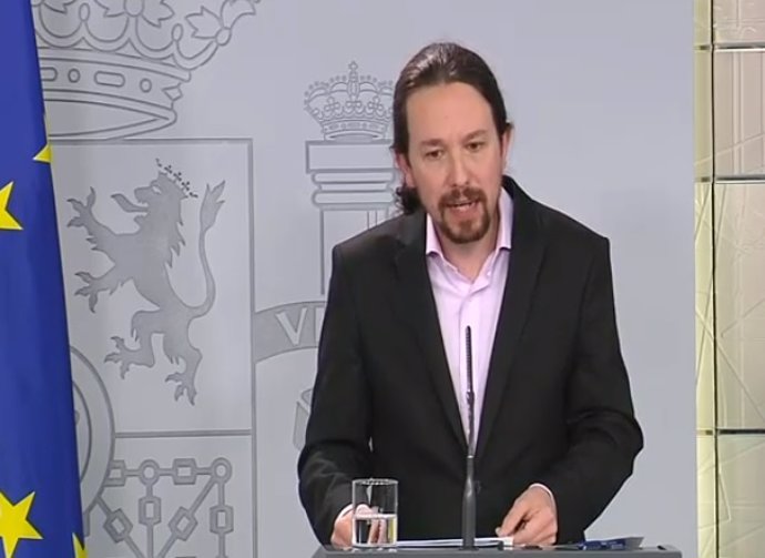 AMP2.Coronavirus.- Iglesias dice que sólo el Estado puede dar una respuesta contundente y no pueden pagar los de siempre