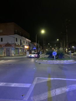 Una patrulla de policía en El Viso