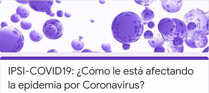 Captura de la portada principal del estudio para ver la afectación psicológica del coronavirus en Asturias.