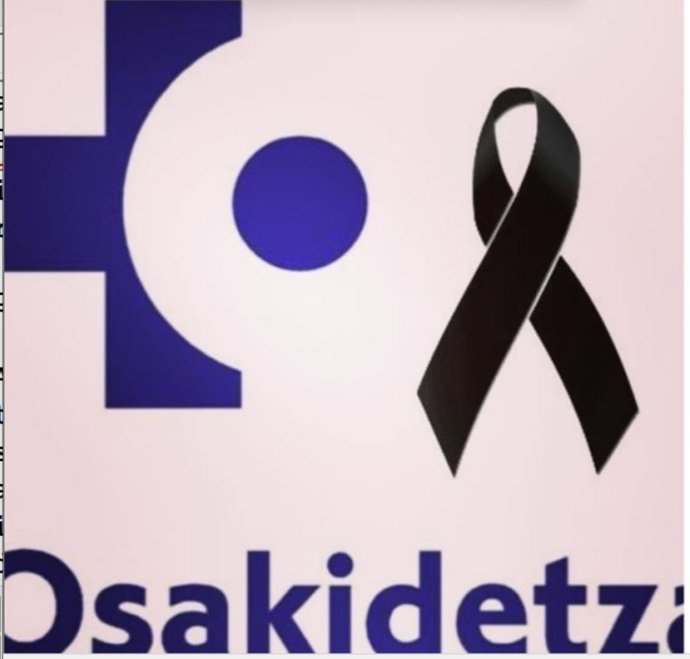 Crespón negro por la enfermera de Osakidetza fallecida tras contagiarse de coronavirus