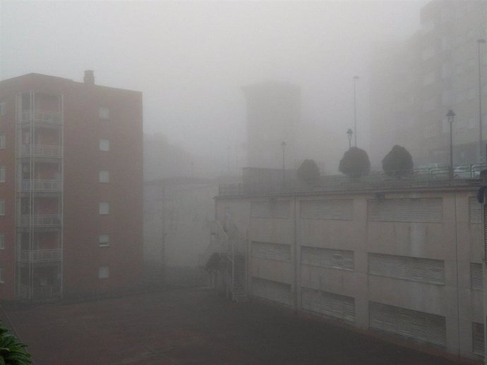 Niebla matinal en Euskadi.