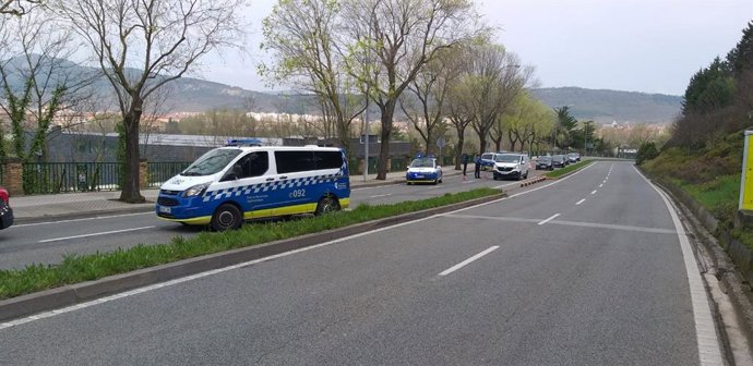 Control en la cuesta de Beloso.