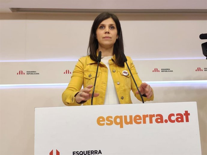 La secretaria general adjunta y portavoz de ERC, Marta Vilalta