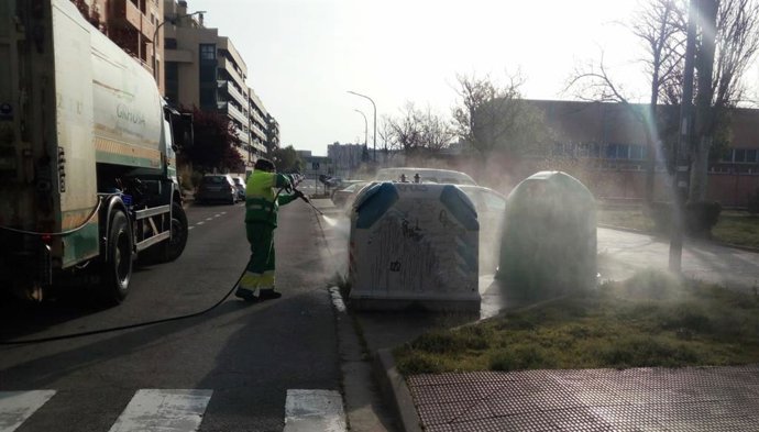 Limpieza especial calles de Huesca