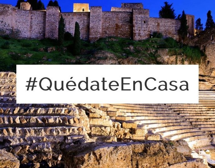 Imagen de la sección de la web del Ayuntamiento de Málaga dedicada a iniciativas culturales durante el confinamiento