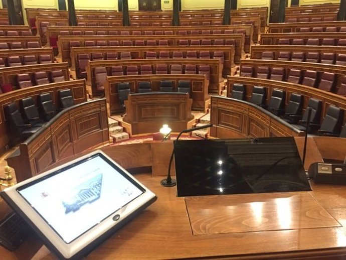 Foto del hemiciclo vacío