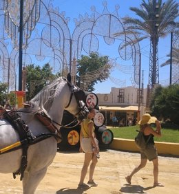 Caballo en la feria de Jerez