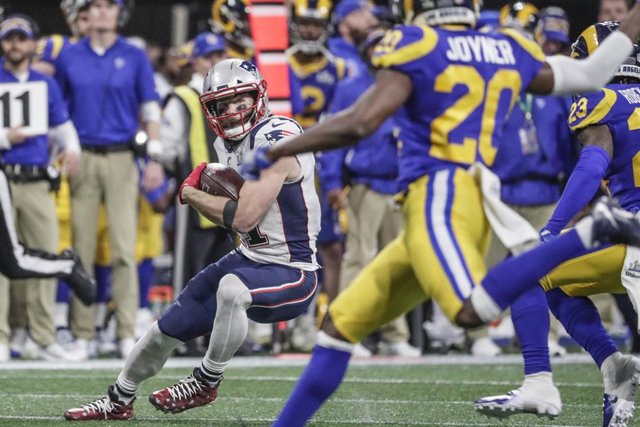 Tom Brady durante la Super Bowl de 2019