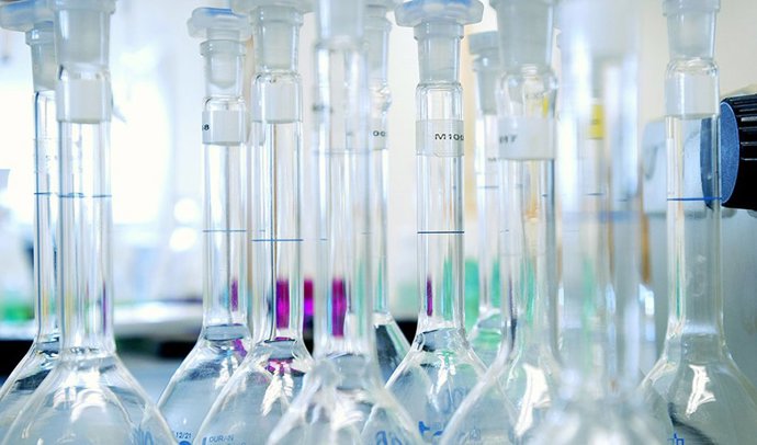 Probetas de laboratorio