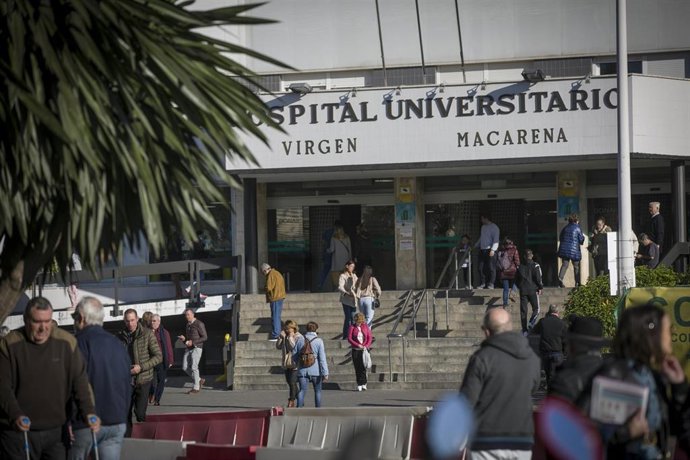 Imágenes de recurso del Hospital Universitario Virgen Macarena (Sevilla, Andalucía, España) a 26 de febrero de 2020.
