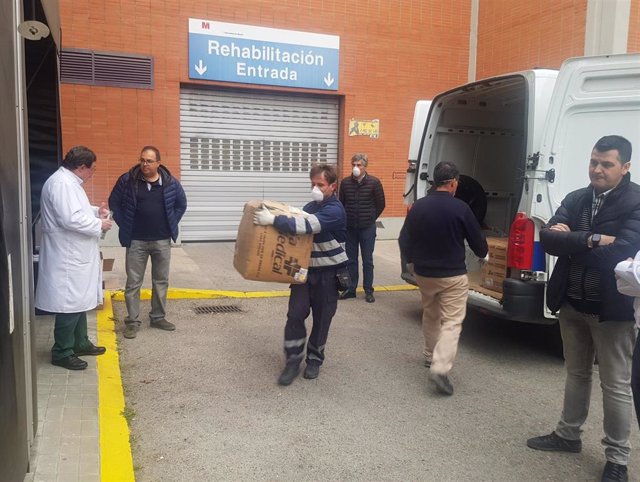 Leganés dona otras 20.300 mascarillas al hospital Severo Ochoa