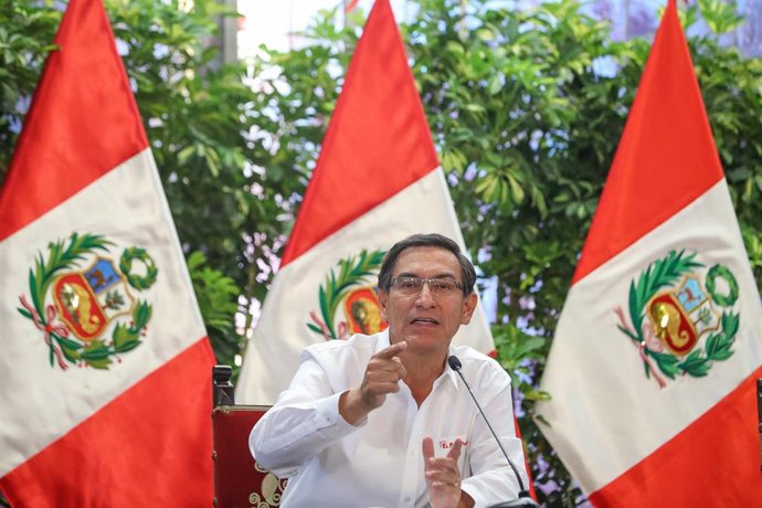 El presidente de Perú, Martín Vizcarra. 