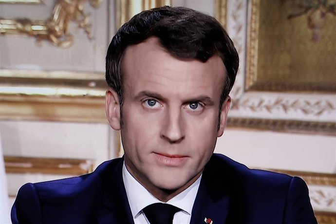 El presidente de Francia, Emmanuel Macron  
