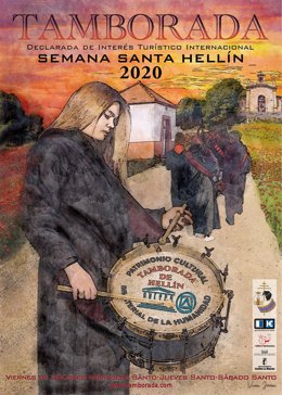 Cartel de la Tamborada de Hellín 2020.