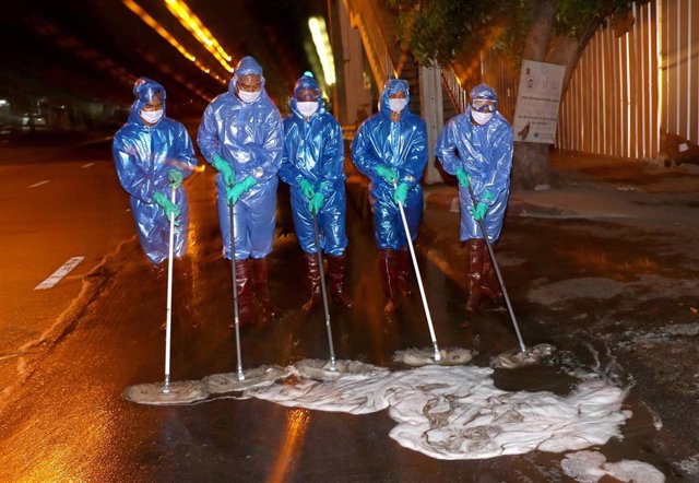 Tareas de contención del coronavirus  