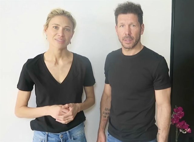 Carla Pereyra y Simeone, en un vídeo para animar a hacer donaciones