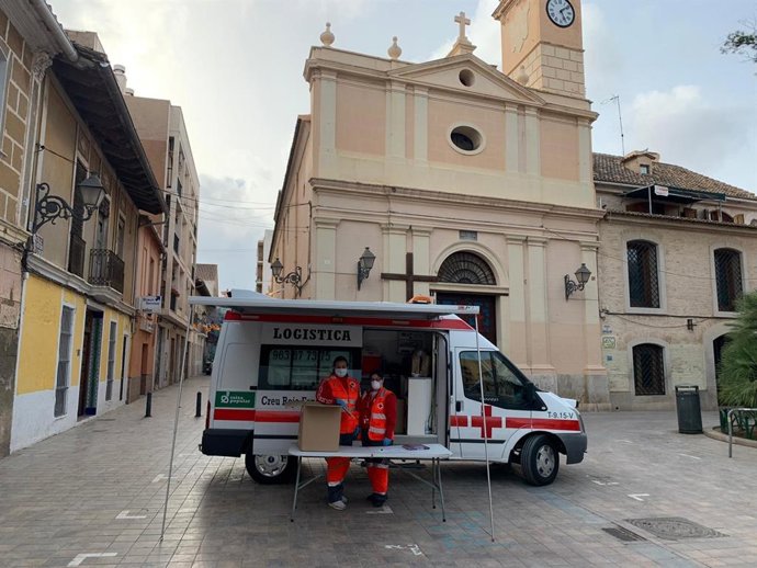 Voluntarios de Cruz Roja