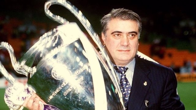 El expresidente del Real Madrid Lorenzo Sanz
