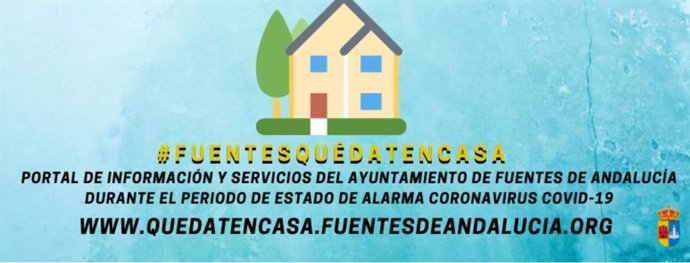 Campaña del Ayuntamiento de Fuentes de Andalucía (Sevilla) de medidas ante el coronavirus