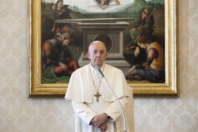 El Papa Francisco durante una audiencia general