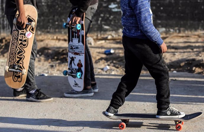 Skateboard culture in Gaza