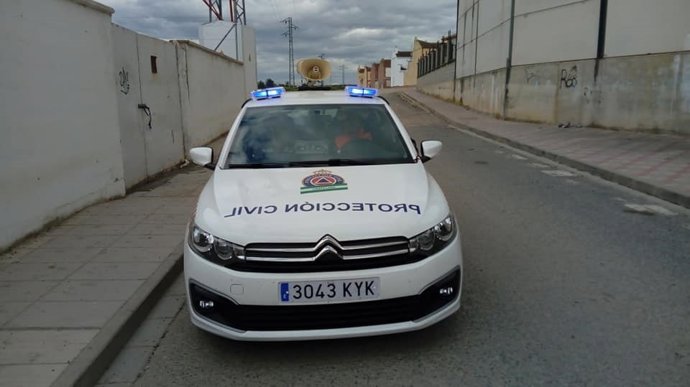 Coche de la Policía Local de Cantillana