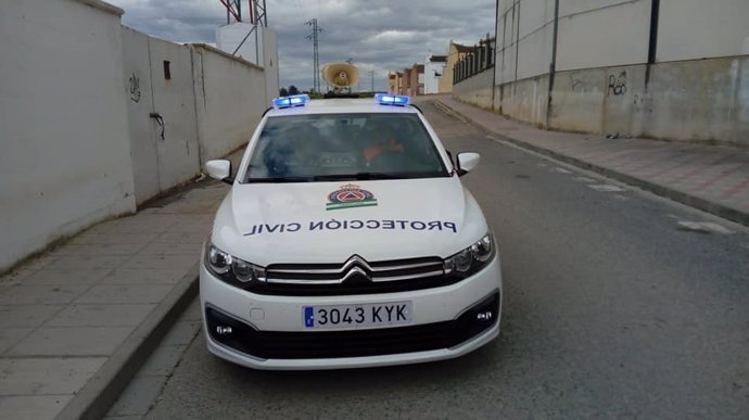 Coche de la Policía Local de Cantillana