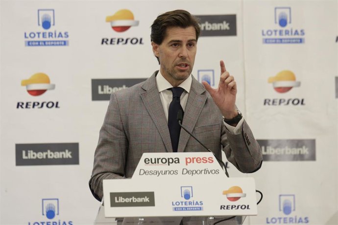 Raúl Chapado en los Desayunos Deportivos de Europa Press