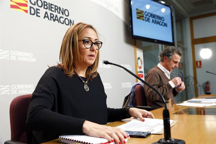 La consejera de Presidencia y Relaciones Institucionales del Gobierno de Aragón, Mayte Pérez.