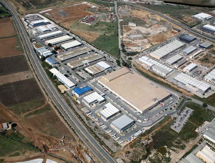 Vista aérea de Mercamálaga en una imagen de archivo
