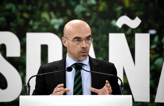 Rueda de prensa de Vox tras la reunión del Comité de Acción Política en la sede Nacional de Vox