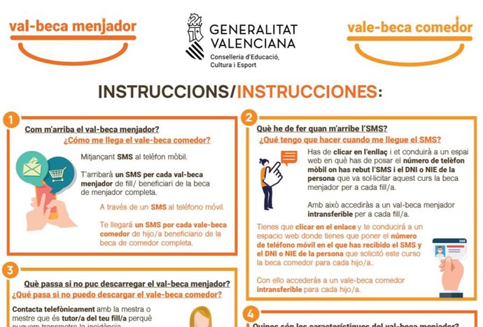 Parte de las instrucciones que da la Conselleria