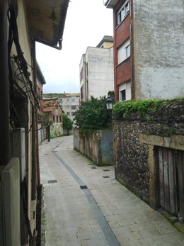Una calle de Avilés