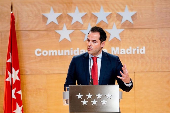 Imagen de recurso del vicepresidente de la Comunidad de Madrid, Ignacio Aguado.