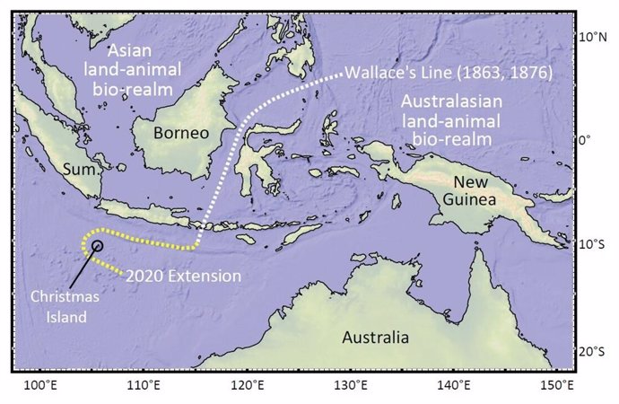 La isla Christmas obliga a desplazar el mapa de las especies