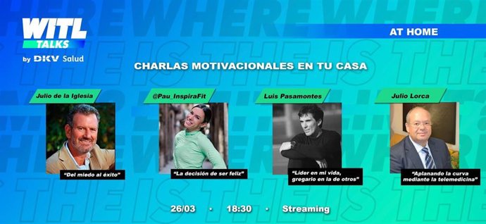 La entrenadora personal Paula Butragueño y el exciclista Luis Pasamontes particitan en WITL Talks durante el estado de alarma