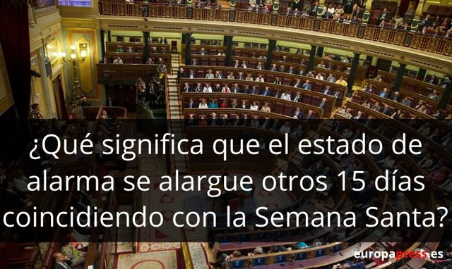 ¿Qué Significa Que El Estado De Alarma Se Alargue Otros 15 Días Coincidiendo Con La Semana Santa?