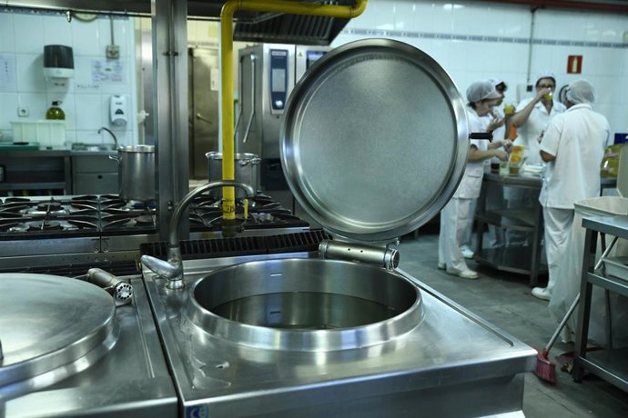 Cocina del colegio público Joaquín Costa de Madrid.