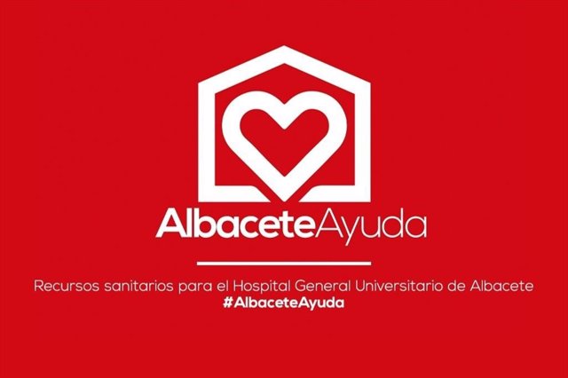 Logo de la campaña de crowfunding 'Albacete Ayuda'